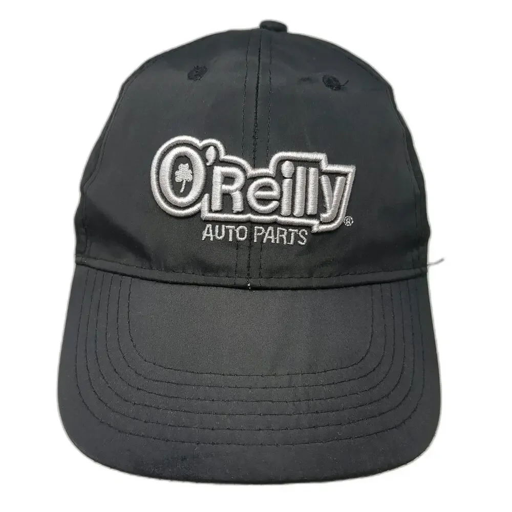O'Reilly Auto Parts Baseball Cap Black One Size Embroidered Logo Polyester Hat